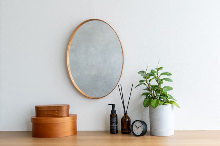 楽天市場】【選べるおまけ付き】シェーカーオーバルミラー L 300mm