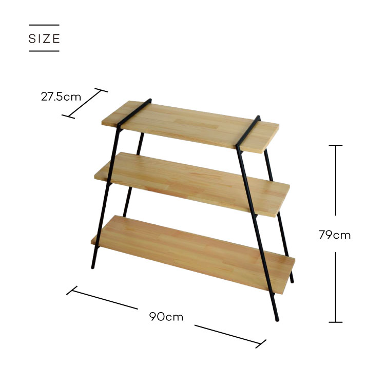 楽天市場】Iron Leg Rack アイアンレッグラック 3段 ラック 棚 収納