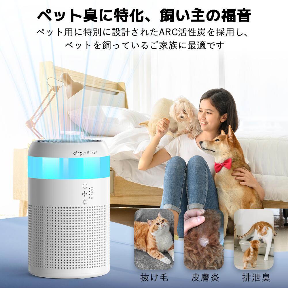 楽天市場】【SALE半額限定 レビュー特典付き】空気清浄機 花粉 小型