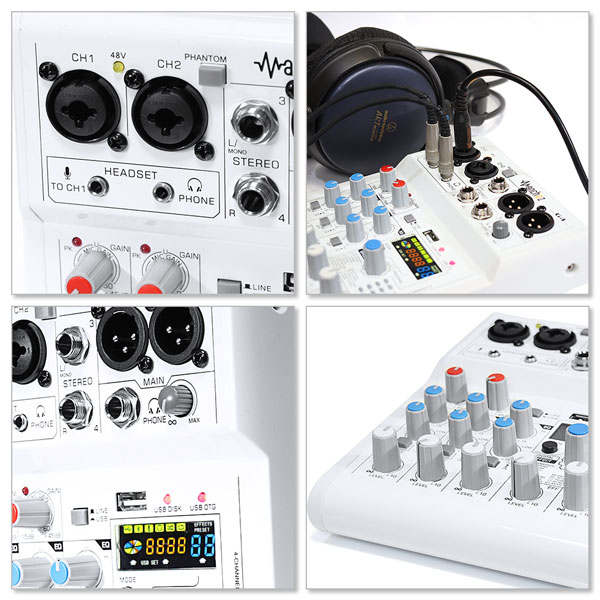 楽天市場】アナログ ミキサー 型 オーディオインターフェース ウェブ