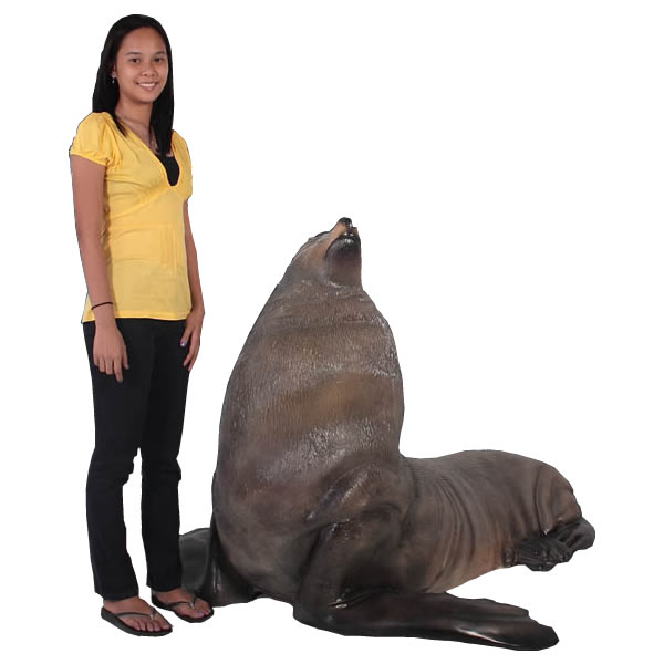 楽天市場】FRPアニマルオブジェ 雄のオットセイ置物 動物 おっとせい