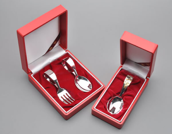 楽天市場】上田銀器工芸 のし 包装 箱 ベビー スプーン フォーク