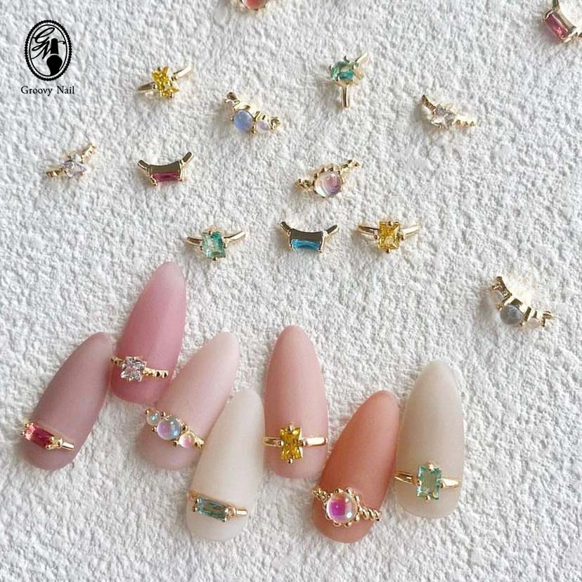 楽天市場】Bonnail マリカリングパーツ 全7種 各4P入り 背面カーブあり