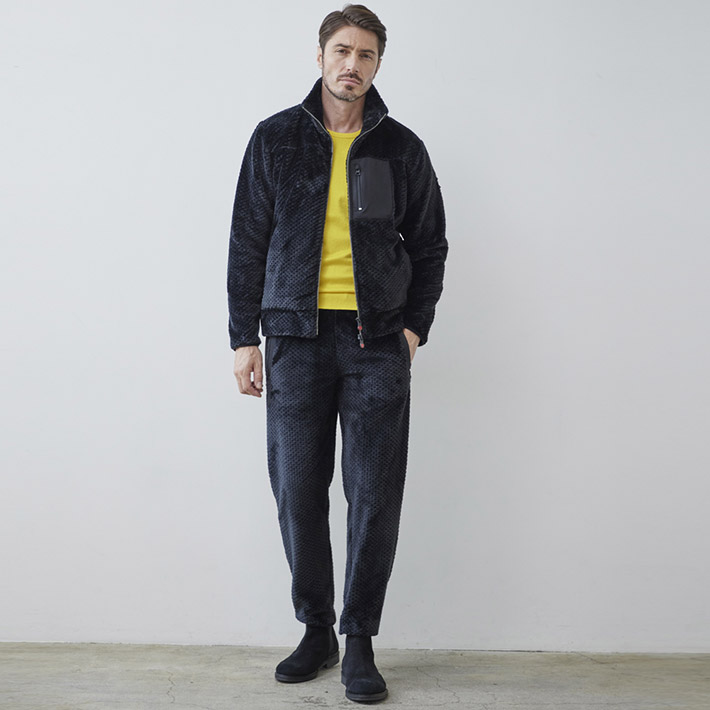 楽天市場】ムートン調 フリース ハイネック ジップブルゾン アウター