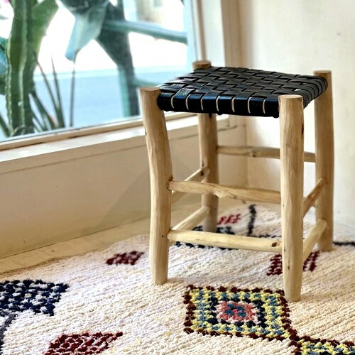 楽天市場】「オレンジツリーの本革スツール ナチュラル・ブラック