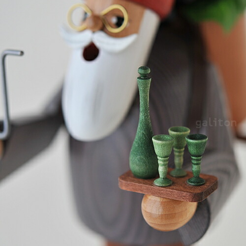 楽天市場】煙出し人形 KWOワイン売り 21027 : 木のおもちゃがりとん