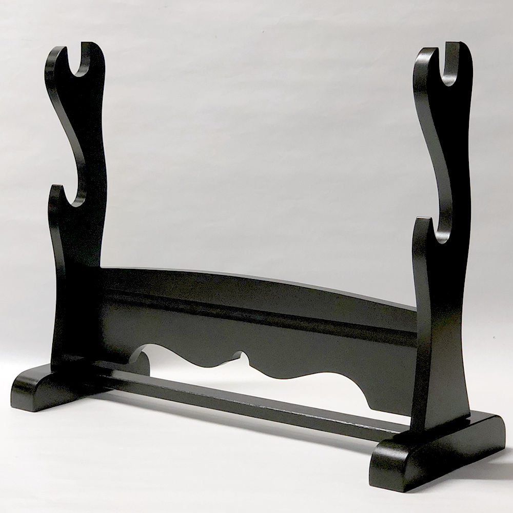 楽天市場】木製 刀スタンド 2本掛け台日本刀 刀台 刀 刀掛け 侍刀 模造