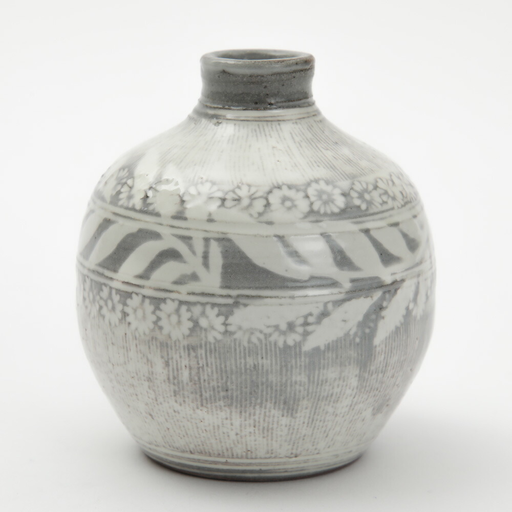 楽天市場】一輪挿し 豆つぼ アラベスク 清水焼 作家物 圭司 花器 花瓶