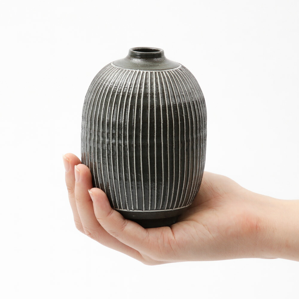 楽天市場】一輪差し 清水焼 作家物 関 黒十草 白十草 一輪生 一輪挿し