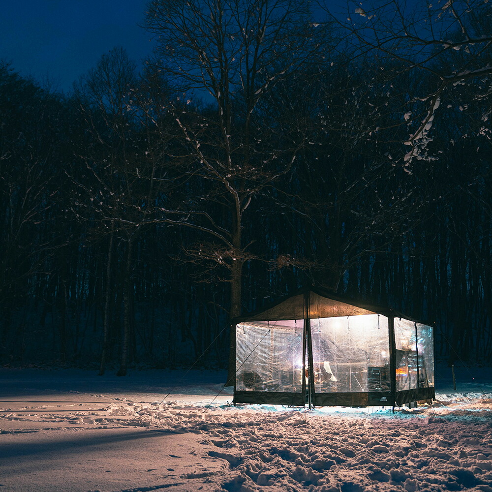 楽天市場】GOGlamping HENKAKUEスクエアタープTC 正方形タープ タープ