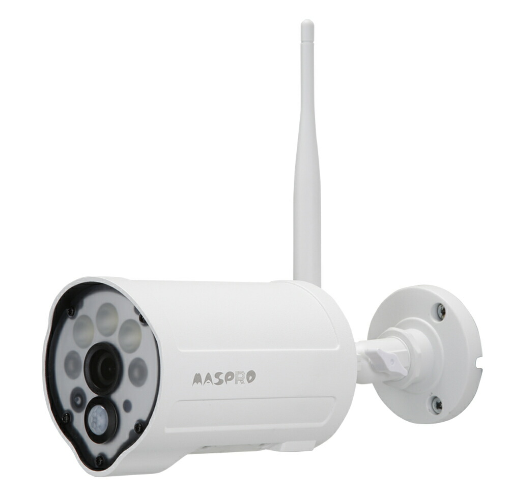 楽天市場】マスプロ ワイヤレスカメラセット増設 センサーライト付き