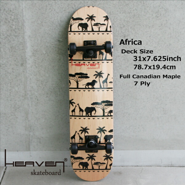 楽天市場】スケートボード コンプリート 完成品 HEAVEN SKATEBOARD