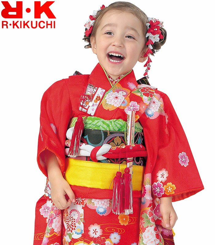 楽天市場】七五三 753 着物 3歳 女の子 着物フルセット RK リョウコ