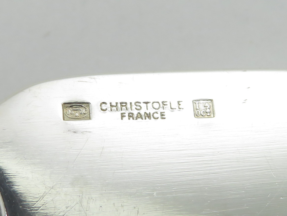 楽天市場】クリストフル ナイフレスト ○ ストリエ 銀 シルバー うちわ