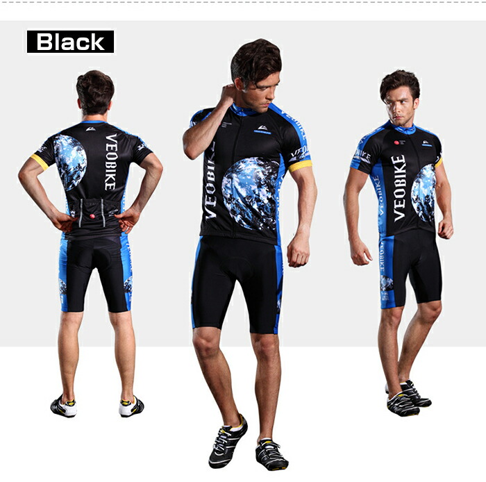 楽天市場】サイクルジャージ 上下セット 半袖ウエア サイクリング用