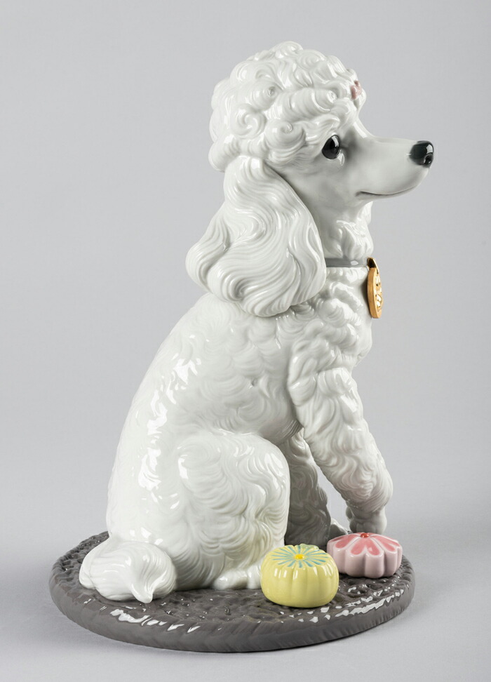 楽天市場】プードルのお茶会 LLADRO リヤドロ 犬 リアル フィギュリン