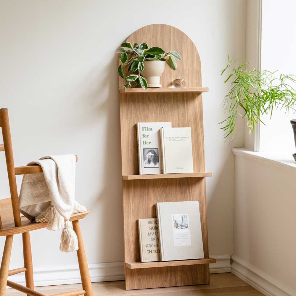 楽天市場】woodray ウッドレイ 3段 ウッドシェルフ ラウンド ブック