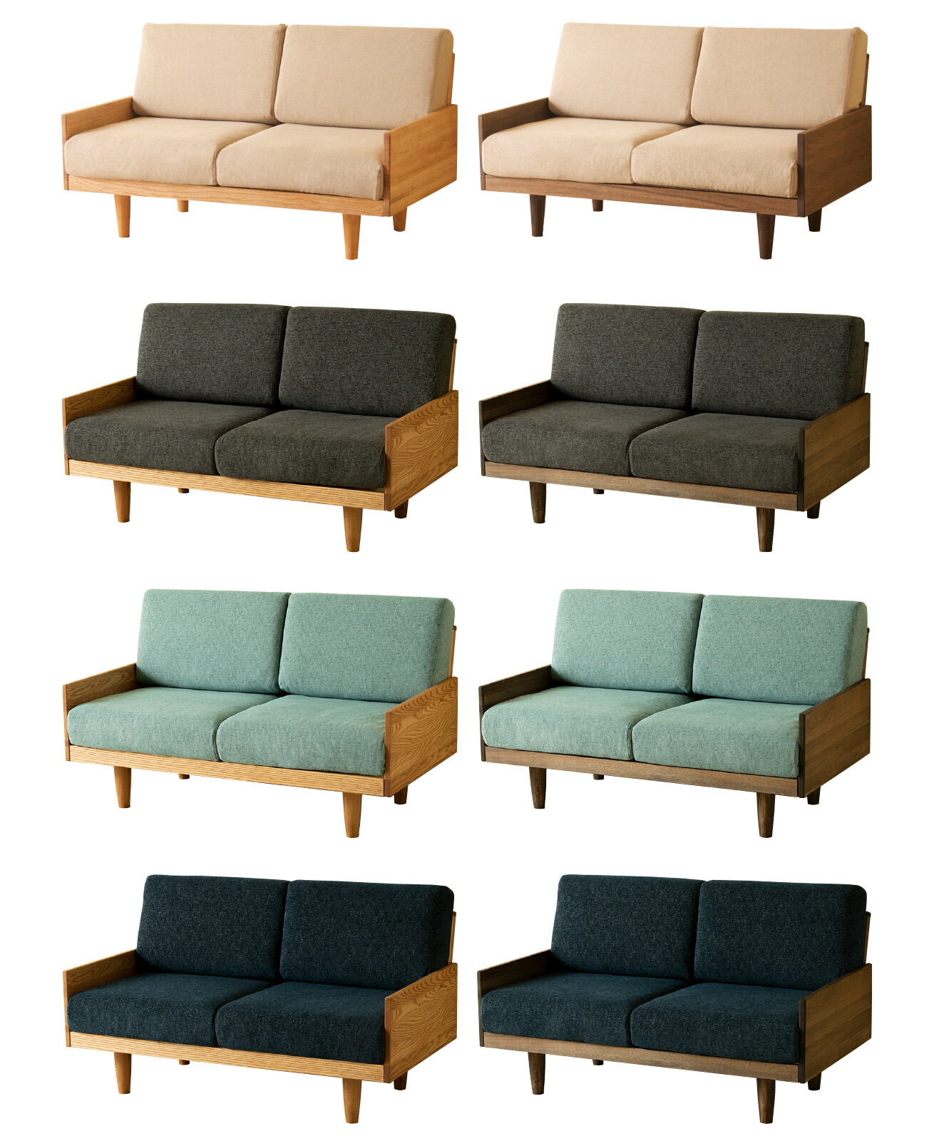 楽天市場】木製フレームソファ「molt（モルト）」 洗える カバーリング