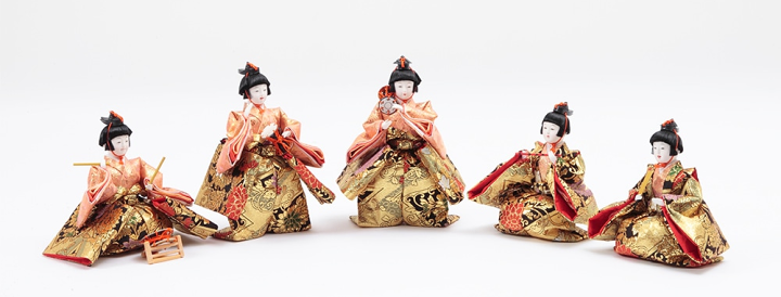 楽天市場】送料無料久月作 雛人形 衣装着十五人揃い 木製七段飾り〈お