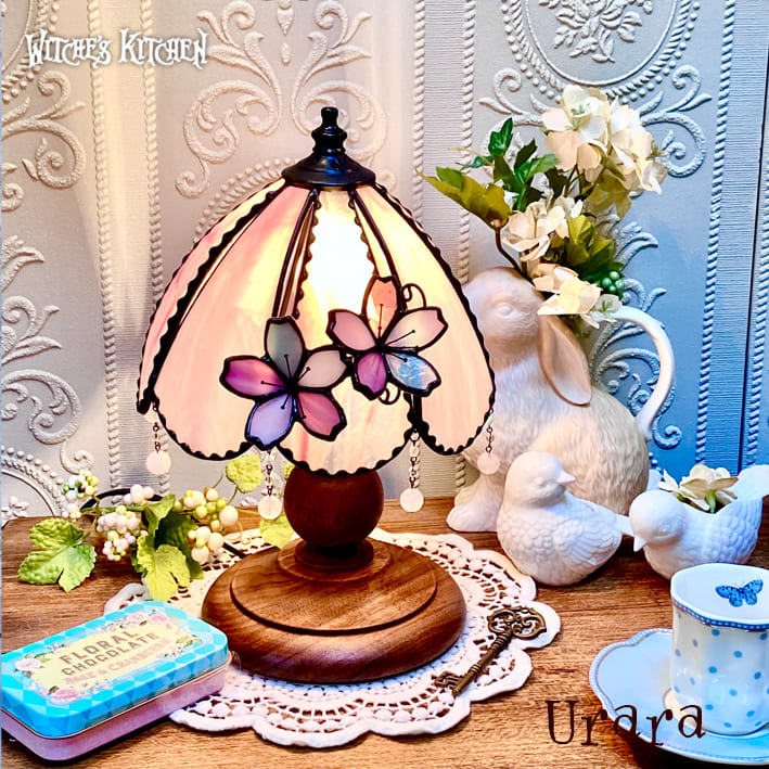 楽天市場】ステンドグラス ランプ スタンド 照明 テーブルランプ