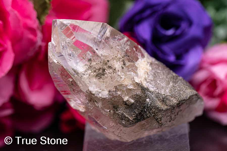 ガネーシュヒマールラパ産 角閃石、クローライト入りタンドリック