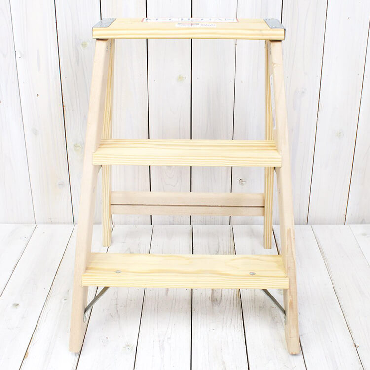 楽天市場】ウッドステップラダー サイズ2 脚立 Michigan Ladder Co