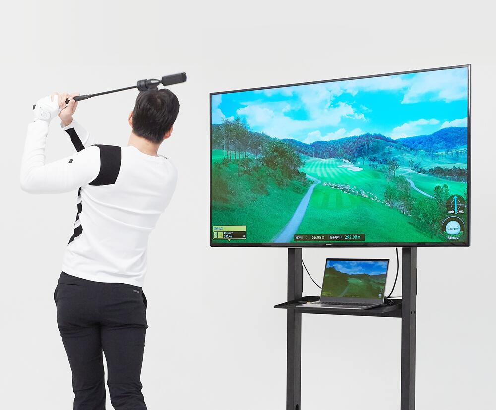 楽天市場】【送料無料】 GOLFZON WAVE PLAY 家庭用 ゴルフ