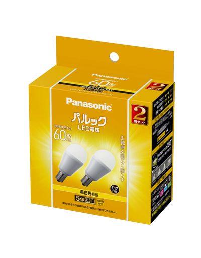 led 電球 温白色 60w パナソニック」の人気商品一覧 | 安い商品を通販
