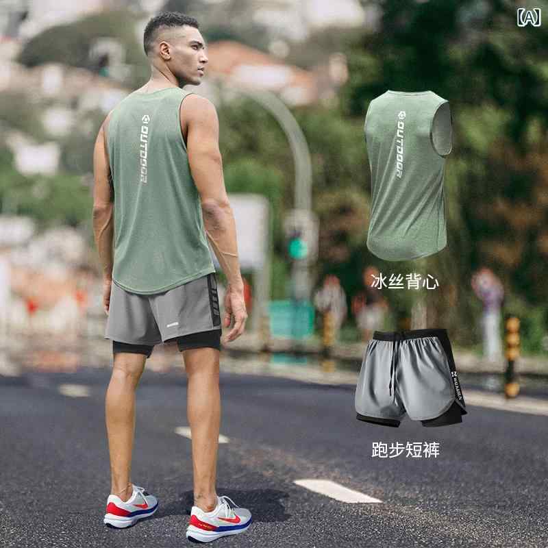 楽天市場】メンズ ノースリーブ スポーツ ワークウェア トレーニング