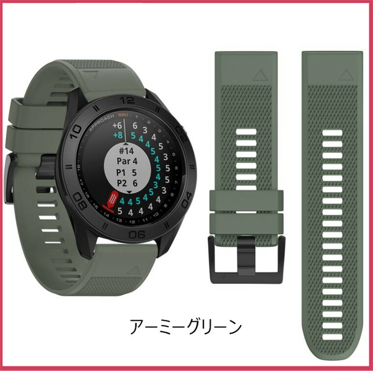 楽天市場】一部在庫 Garmin Approach S62 バンド Garmin Approach S62