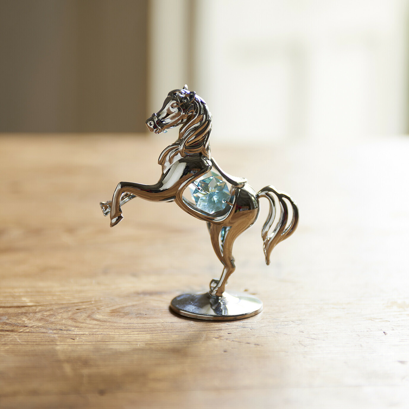 楽天市場】ホース クリスタル 置物 跳ね馬 CRYSTOCRAFT インテリア