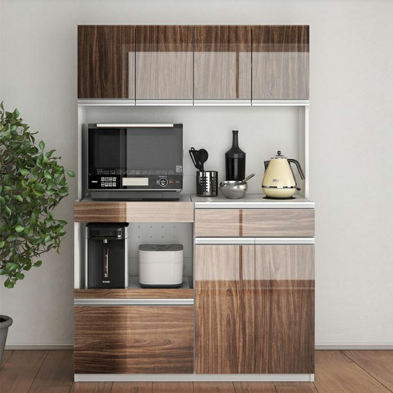 幅120cmDB ダイニングボード キッチン 北欧 開き戸 シンプル 傷あり