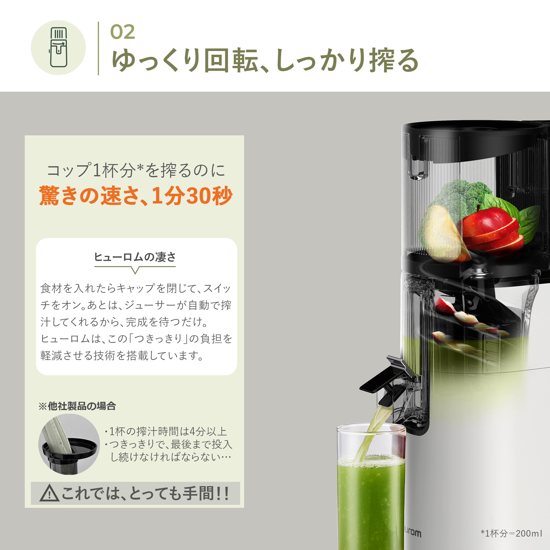 楽天市場】【HUROM 公式】ヒューロム H70ST｜コールドプレスジューサー