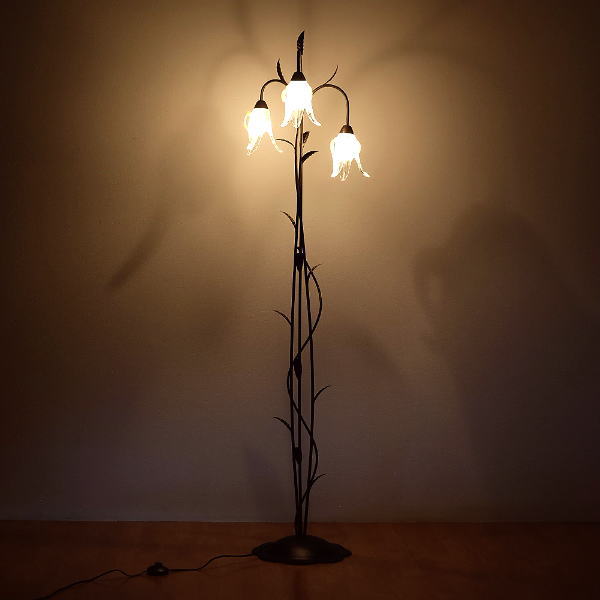 楽天市場】フロアライト アンティーク おしゃれ 3灯 フロアスタンド