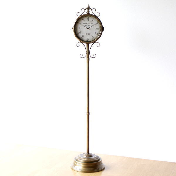 楽天市場】両面時計 おしゃれ ダブルフェイス 時計 スタンド型