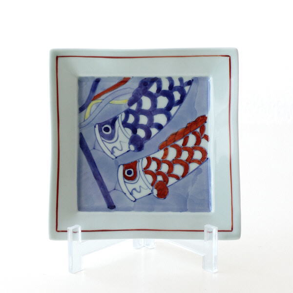 楽天市場】こいのぼり 鯉のぼり 皿 置物 コンパクト 陶器 五月人形