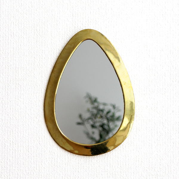 楽天市場】鏡 壁掛けミラー おしゃれ 真鍮 アンティーク レトロ