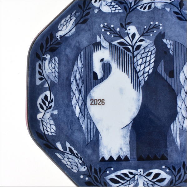 楽天市場】2026年 干支 午 飾り皿｜福田利之×波佐見焼 イヤープレート