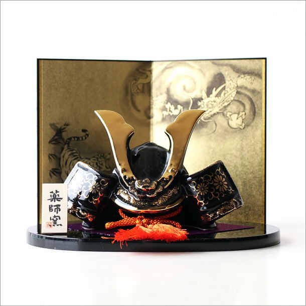 楽天市場】兜 兜飾り 五月人形 コンパクト 陶器 おしゃれ 置物