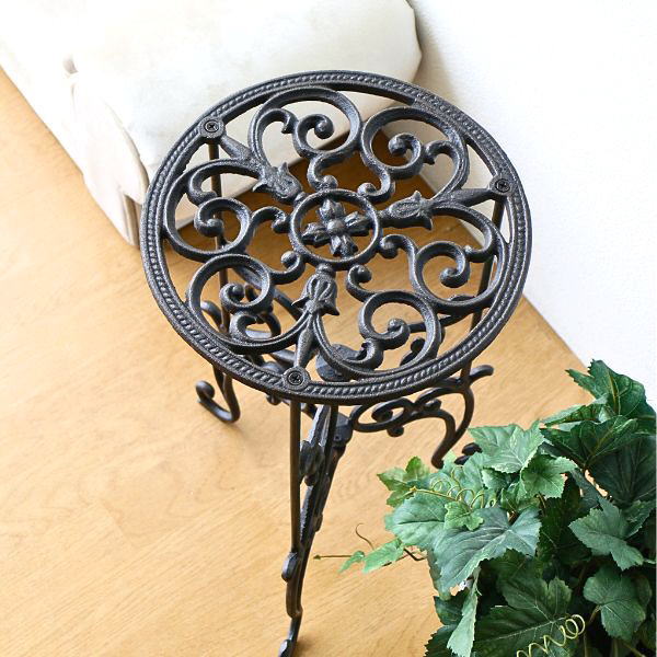 楽天市場】花台 フラワースタンド アイアン おしゃれ エレガント