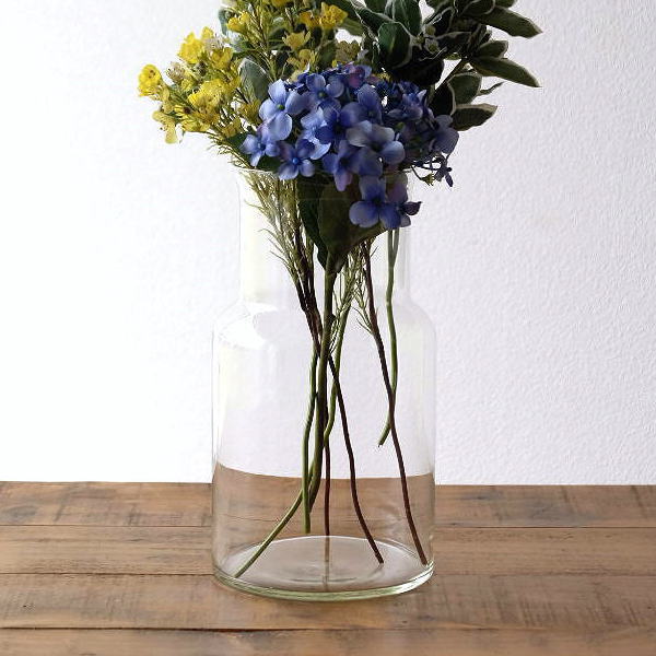 楽天市場】花瓶 フラワーベース おしゃれ リサイクルガラス 花器