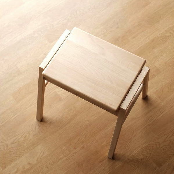 楽天市場】スツール 木製 天然木 無垢材 スタッキング おしゃれ ブナ