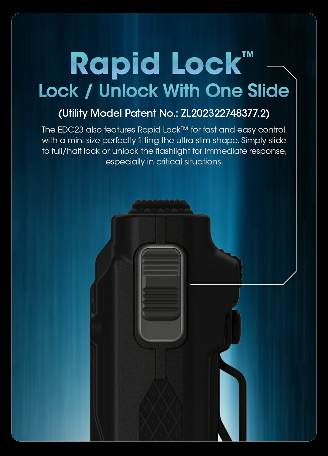 楽天市場】Nitecore EDC23 ウルトラスリム フラッシュライト 2500