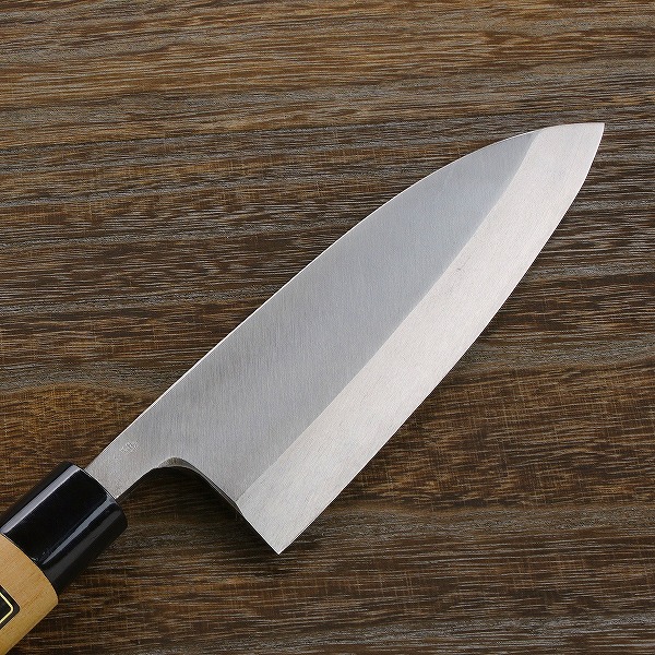 楽天市場】出刃包丁 片刃 165mm 銀三ステンレス 桜柄(和包丁