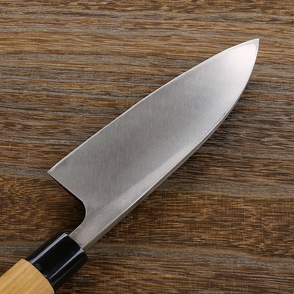 楽天市場】出刃包丁 片刃 165mm 銀三ステンレス 桜柄(和包丁