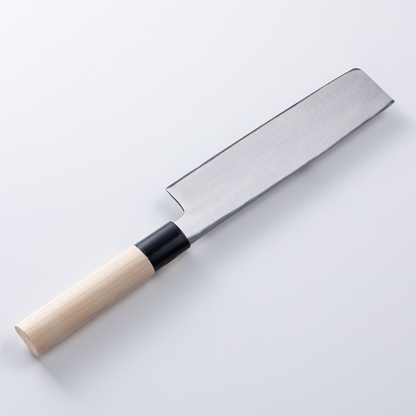 楽天市場】堺重勝 薄刃包丁 片刃 180mm 白二 鋼付き (和包丁 一般向け