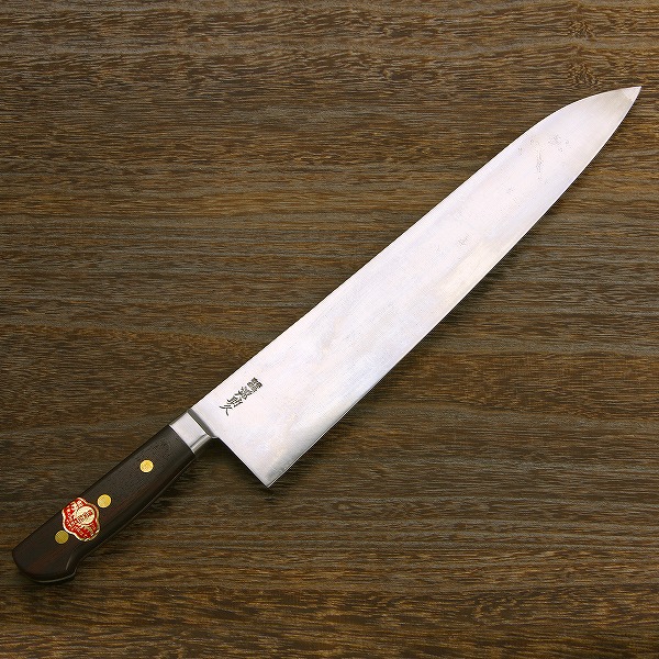 楽天市場】源 助久 牛刀 360mm スウェーデン鋼 共口金付き ツバ付き