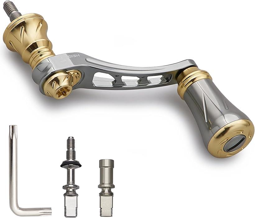 楽天市場】可変 リール ハンドル 19mm アルミ ノブ 搭載 シマノ ダイワ