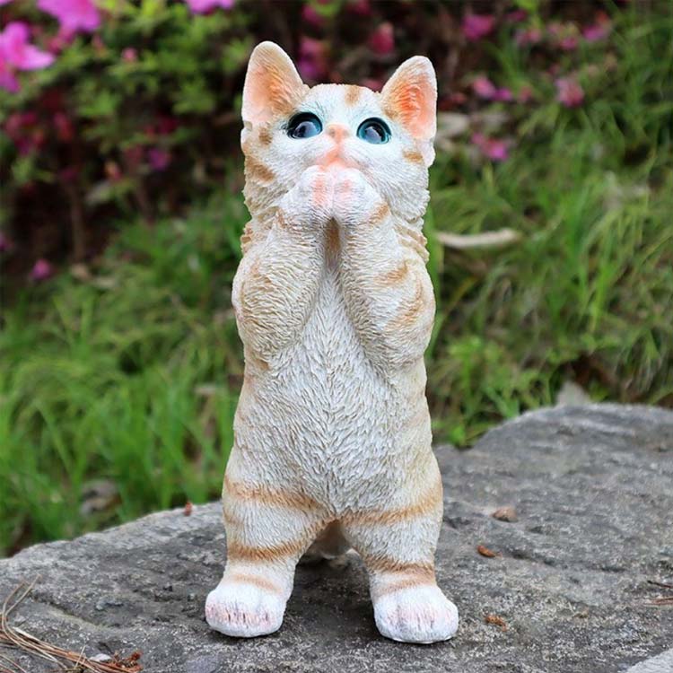 楽天市場】cat ガーデン 庭 猫の置物 ガーデンオブジェ オーナメント