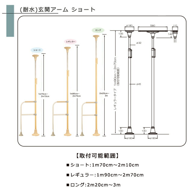 楽天市場】設置工事不要 穴開けない 簡単設置 DIPPERホクメイ ベスト